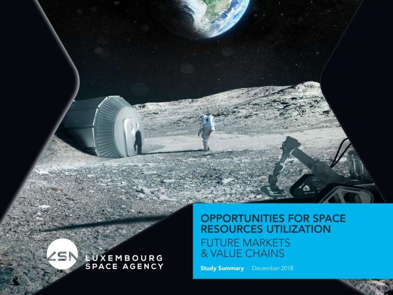 UP TO 170 BILLION EUR GENERATED BY THE SPACE RESOURCES UTILIZATION INDUSTRY OVER THE 2018-2045 PERIOD