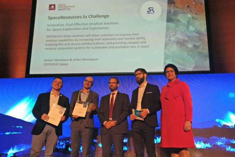 ODYSSEUS SPACE TO WIN THE SPACERESOURCES.LU CHALLENGE OF THE ESA SPACE EXPLORATION MASTERS COMPETITION